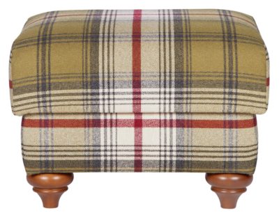 Heart of House - Argyll Footstool - Autumn Tartan